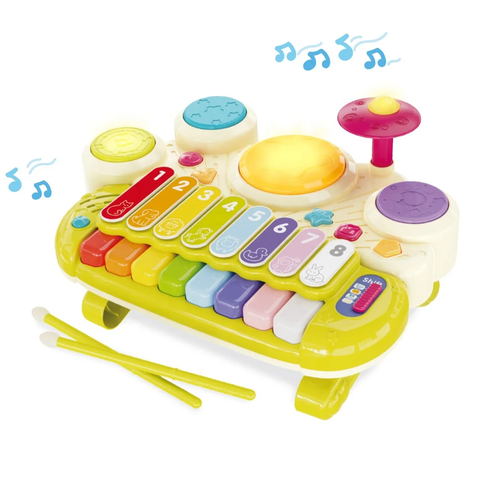 Musical Toys Plastic Piano Drum Set & Xylophones Kids Learning & Play Musical Instruments Baby Toy for Sale