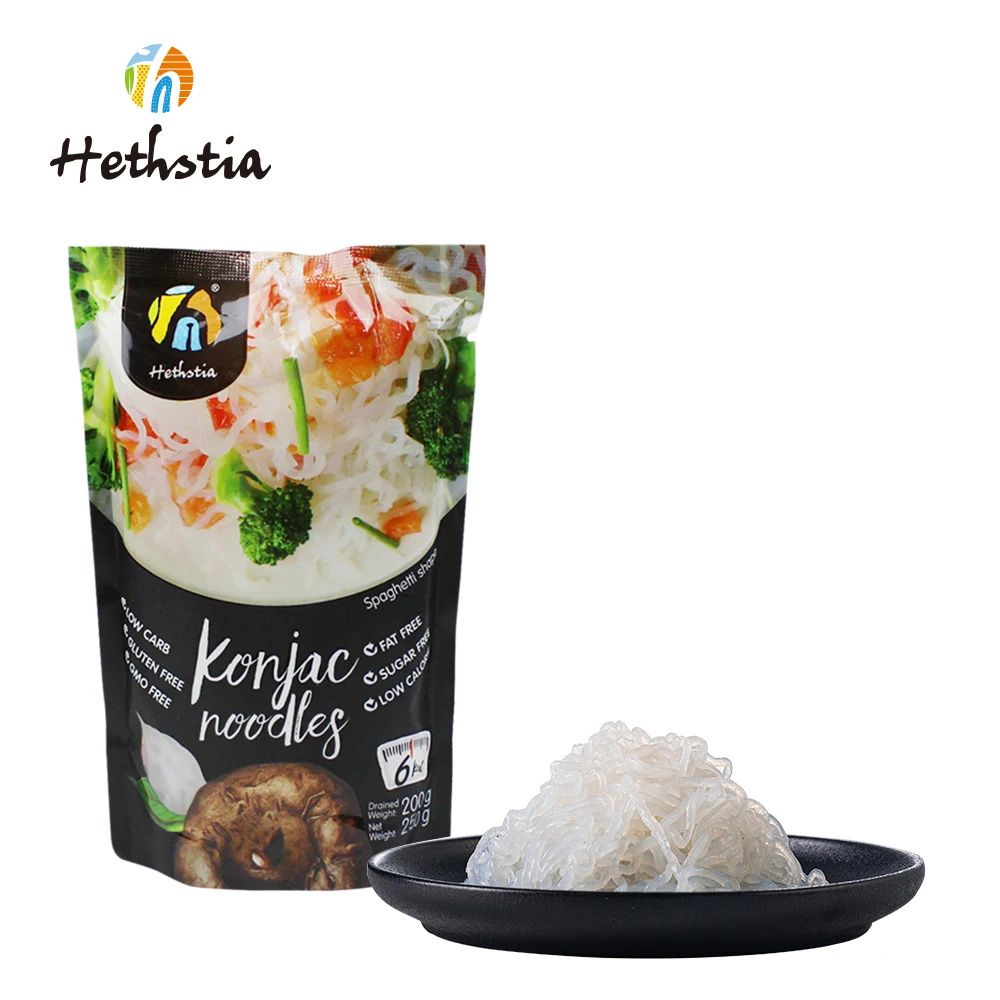 Keto Low Calorie Instant Konjac Noodles Gluten Kosher Wet Konjac Noodles