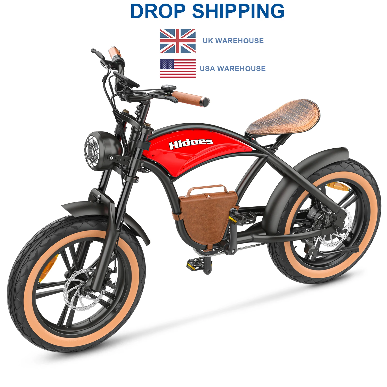 Hidoes UK Warehouse 1000W Battery Max Speed 45kmh Adult E Moto motorcycle Retro City Road Electric Moto
