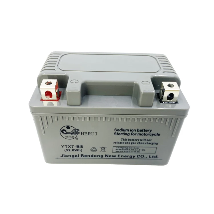 Starting motorcycle battery 12v 7ah YTX7-BS 12v 4ah mf sodium ion battery motorcycle