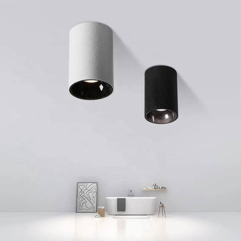 IP65 IP20 Outdoor ceiling lights surface mount 3000k 4000K 5700K 6500K downlight surface mount round in mini led dimmable