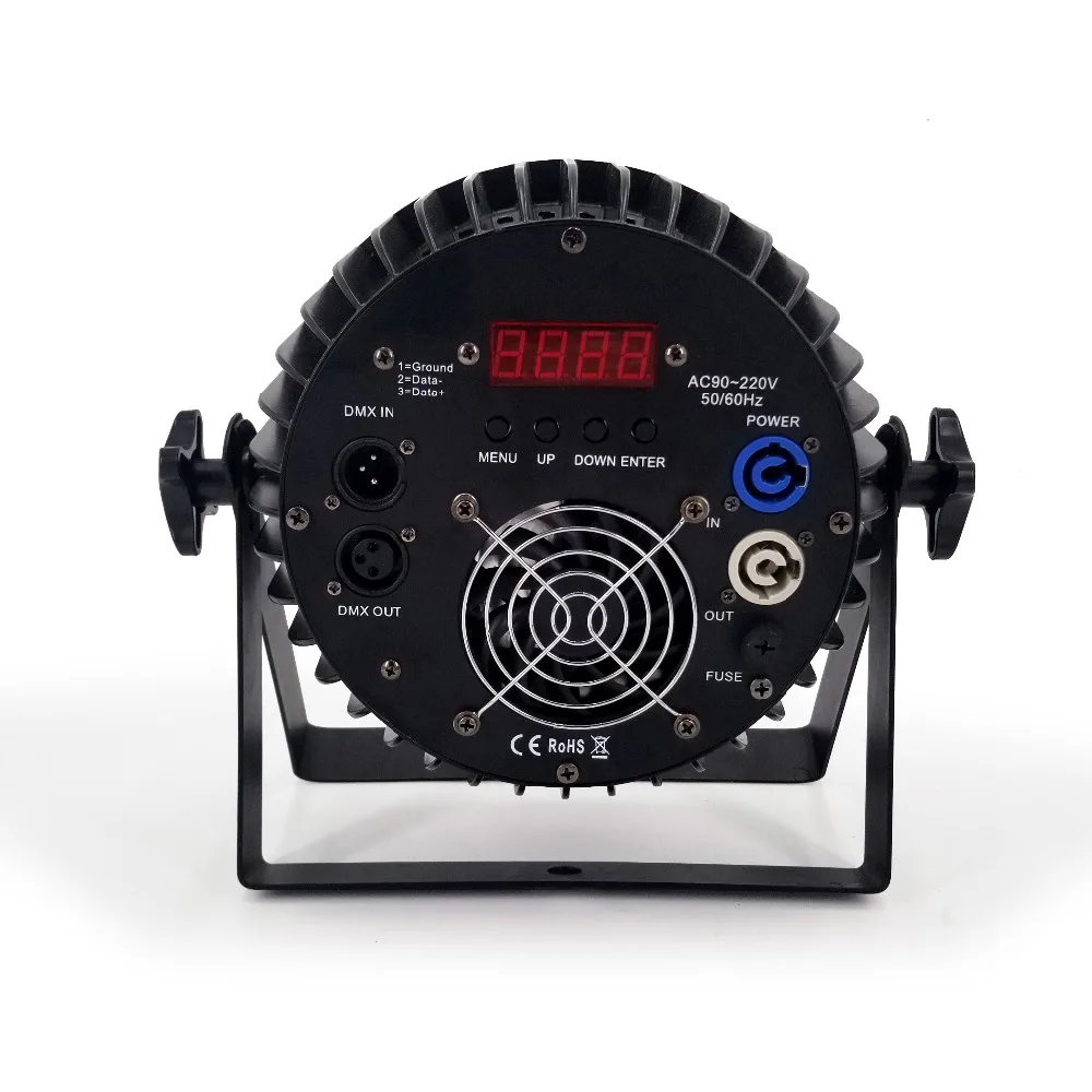 Par Rgbwa Uv 6in1 Led Wallwasher Stage Light Led Slim Par 18x18 Flat Indoor Aluminum 90 200W Rbg Par Light Spotlights -25 - 50