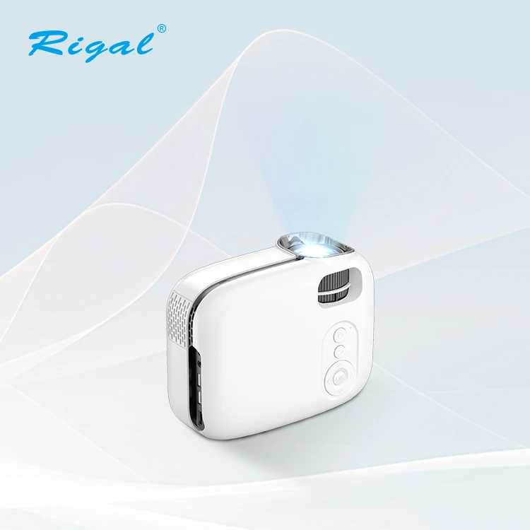 Rigal Mini 720P Led Proyectores Home Theatre Projector Slim Pocket Projector Video