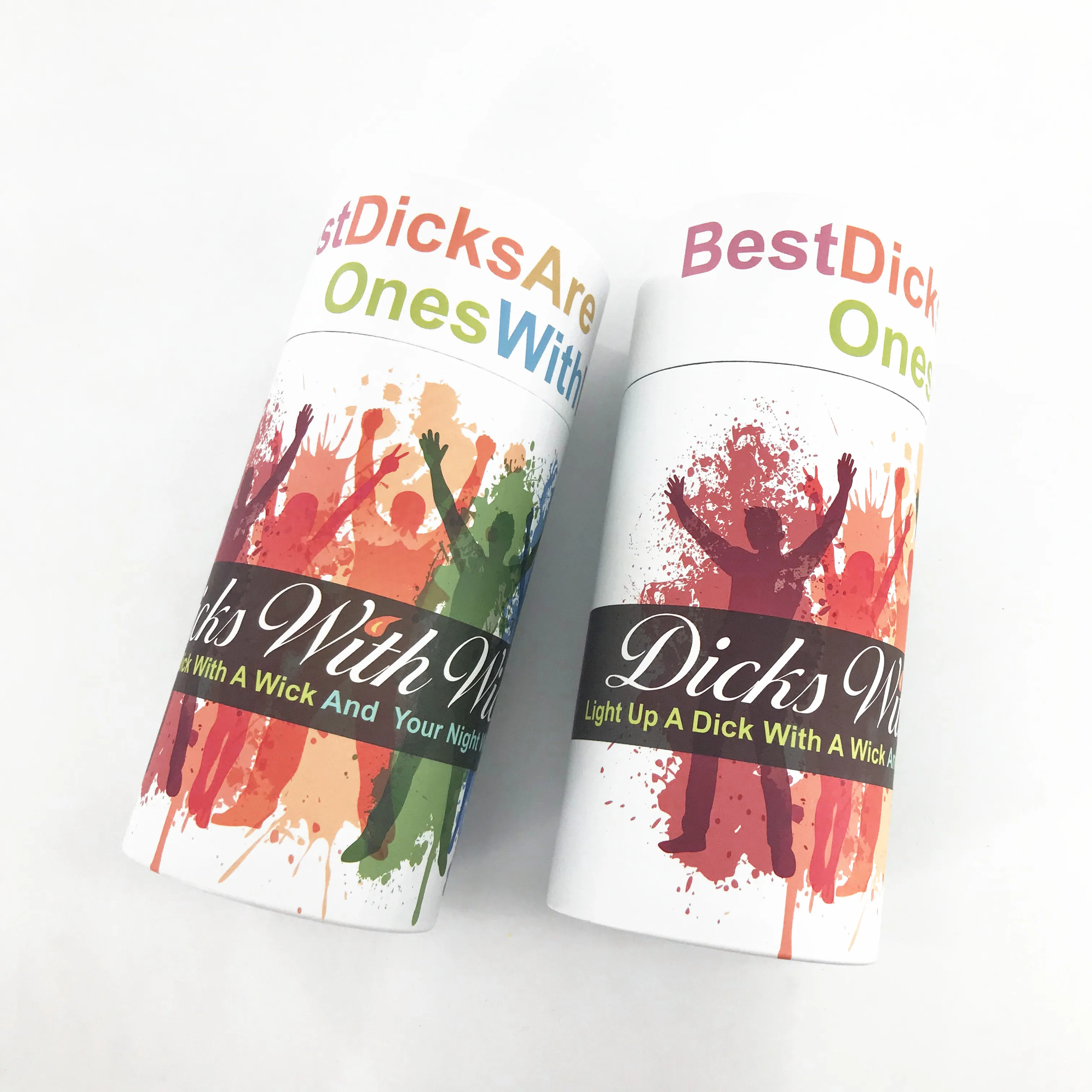 Biodegradable Food Grade Tea Protein Powder Coffee Beans Cylinder Packaging Custom Kraft Paper Tube Round Tube
