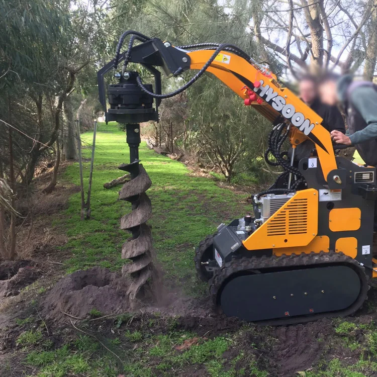 famous Hysoon HY280 small skid steer bucket loader