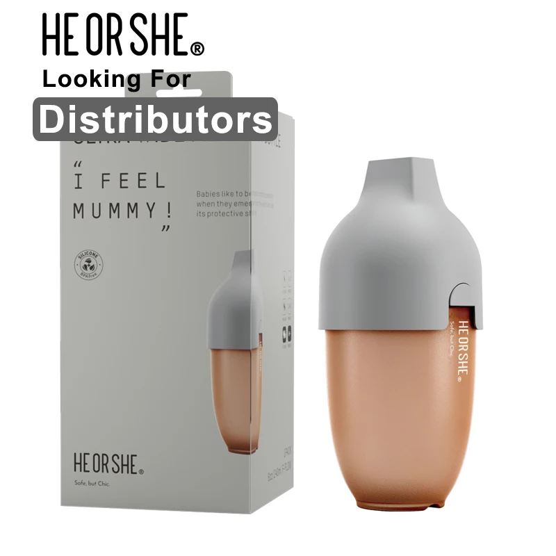 HE OR SHE Baby Products bpa free silicone food grade milk newborn feeding baby bottle