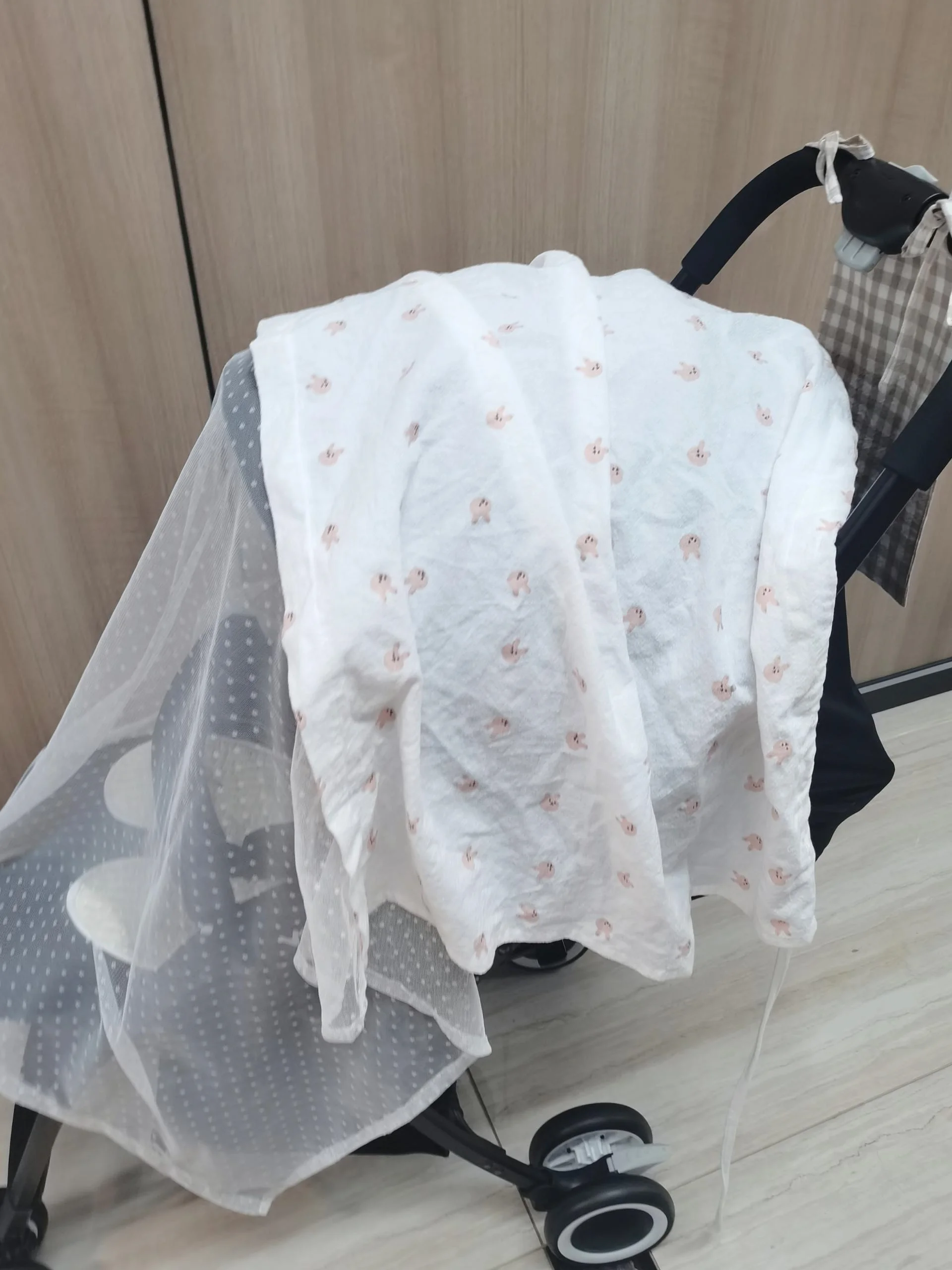 MU Infants Baby Stroller Mosquito Net Safe Mesh Buggy Crib Netting Cart Mosquito Net Pushchair Full Cover Netting