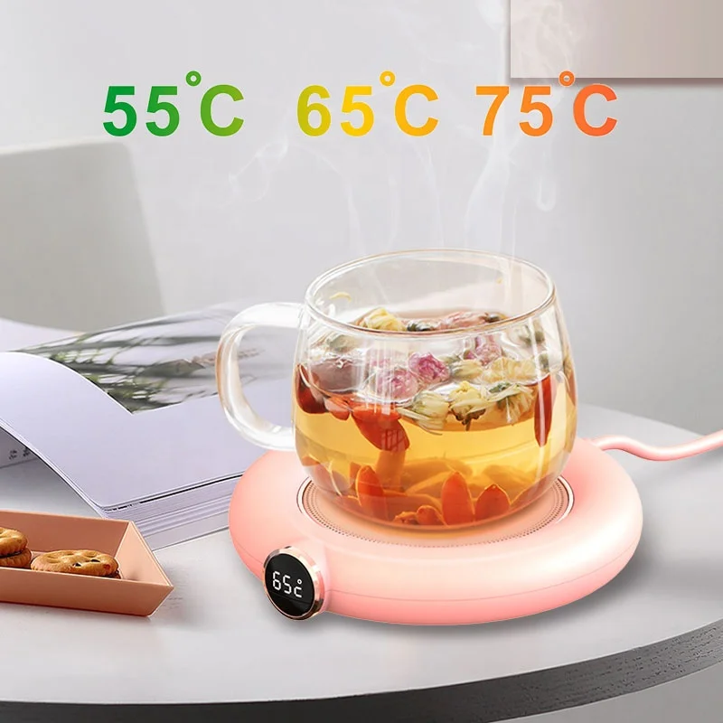 Home Warmer Mug Mat Electric Constant Temperature Portable Heater Heat Milk Drink Coffee USB Mug Warmer