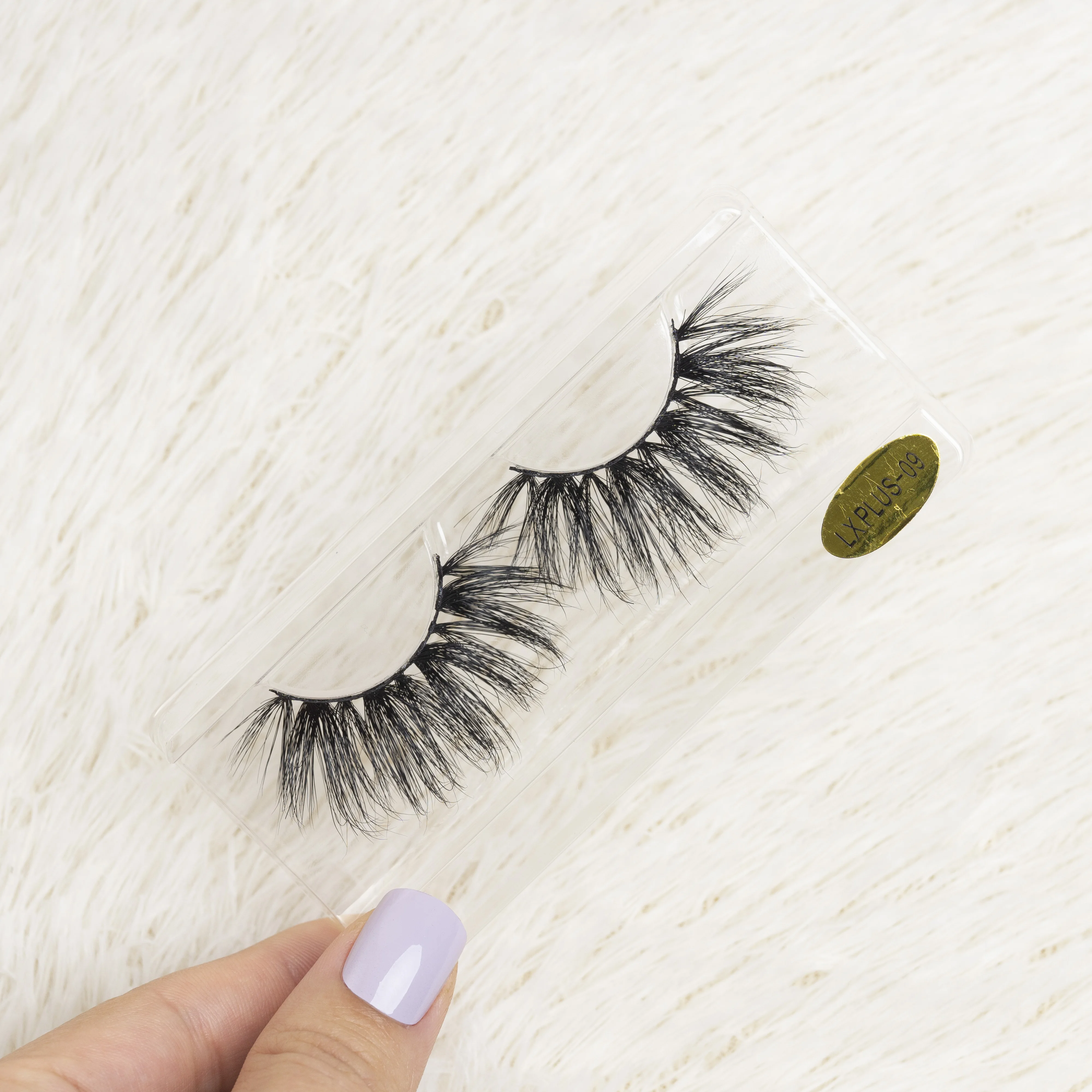 
2021 Style Custom Box Wholesale Volume 25MM 100% Real 5D Mink Eyelashes Lovely 3D Mink Lashes Vendor Full Strip Lashes 