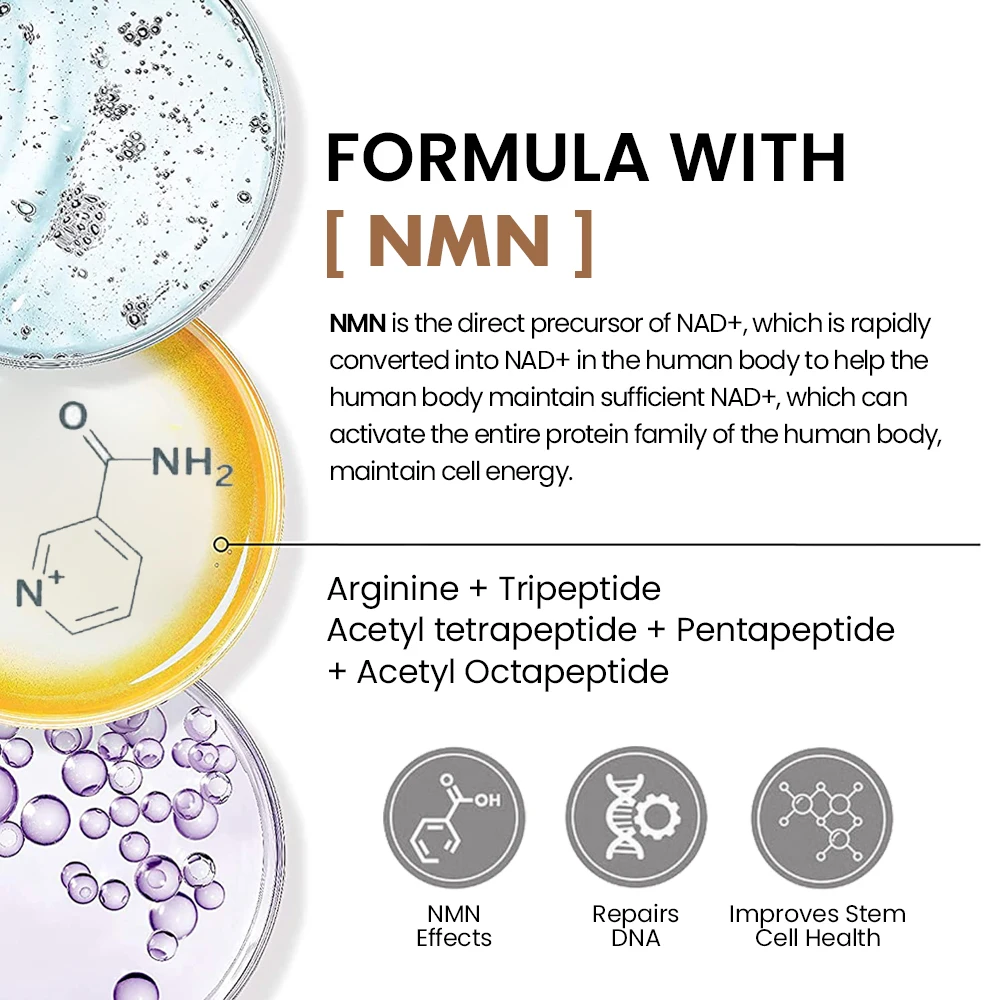 Private Label MNM Facial Set Rejuvenating Anti Aging Lift Firming Repair Wrinkles Cream Luxury Skincare Products Skin Care Set