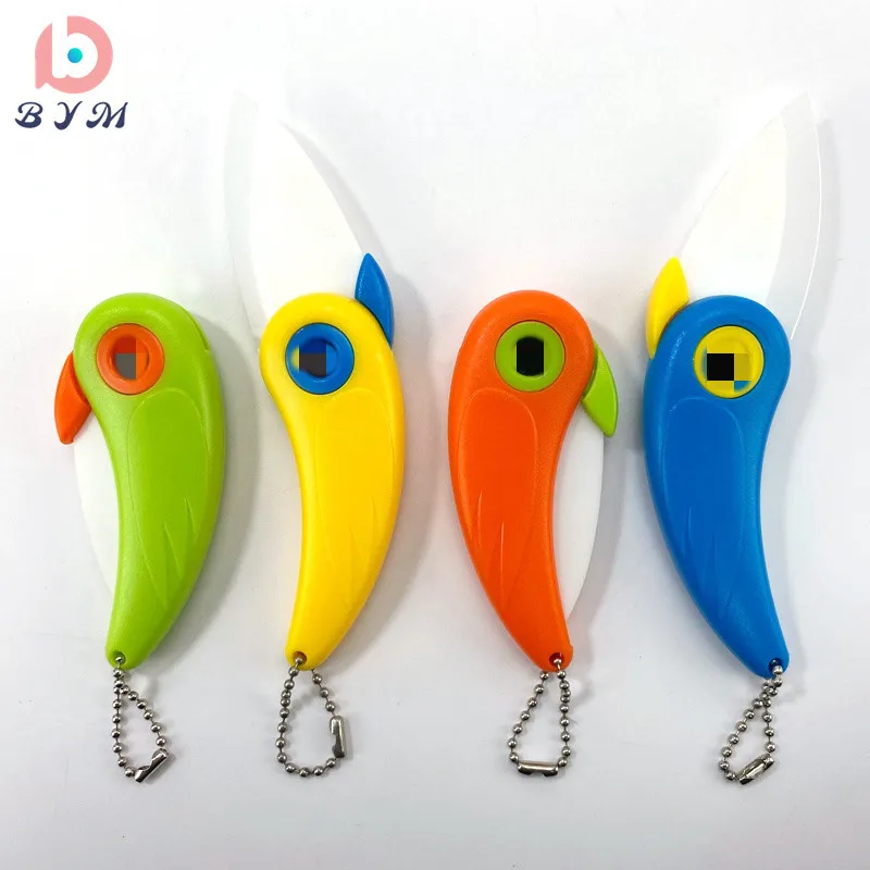CRK001 Bird Shape Folding Ceramic Knife Kitchen Home Portable Folding Fruit Knife