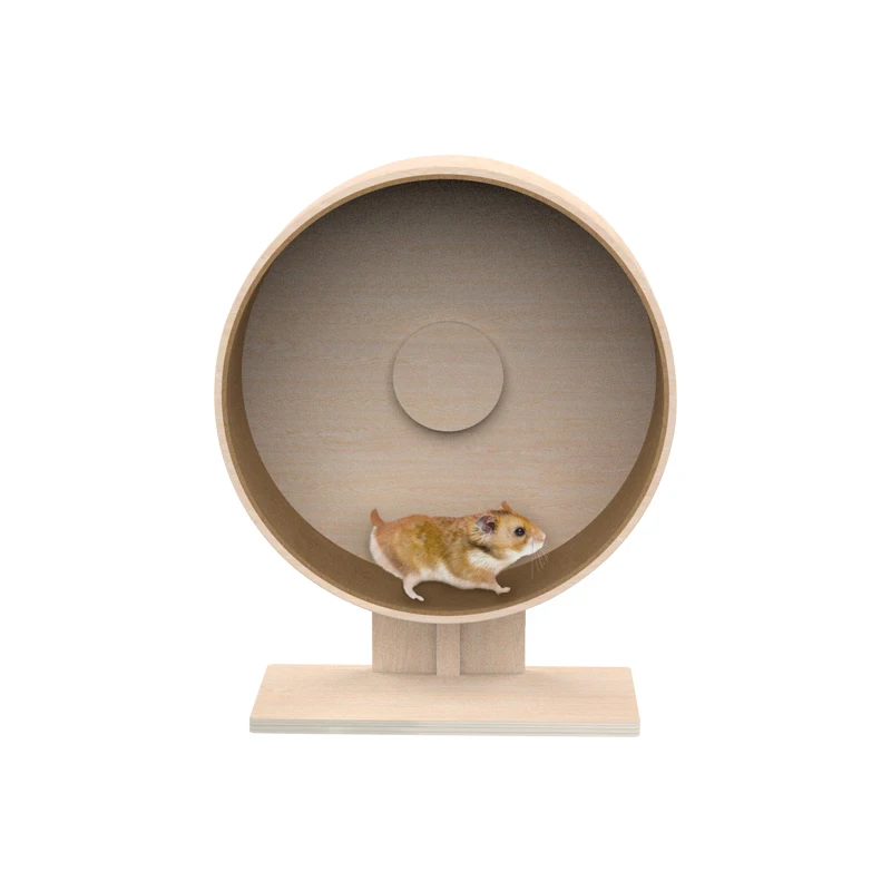 
High Quality Pet Treadmill Small Animal Like Hamster Climbing Wheel Rolling Solid Color Pet Toys Ferris Wheel 