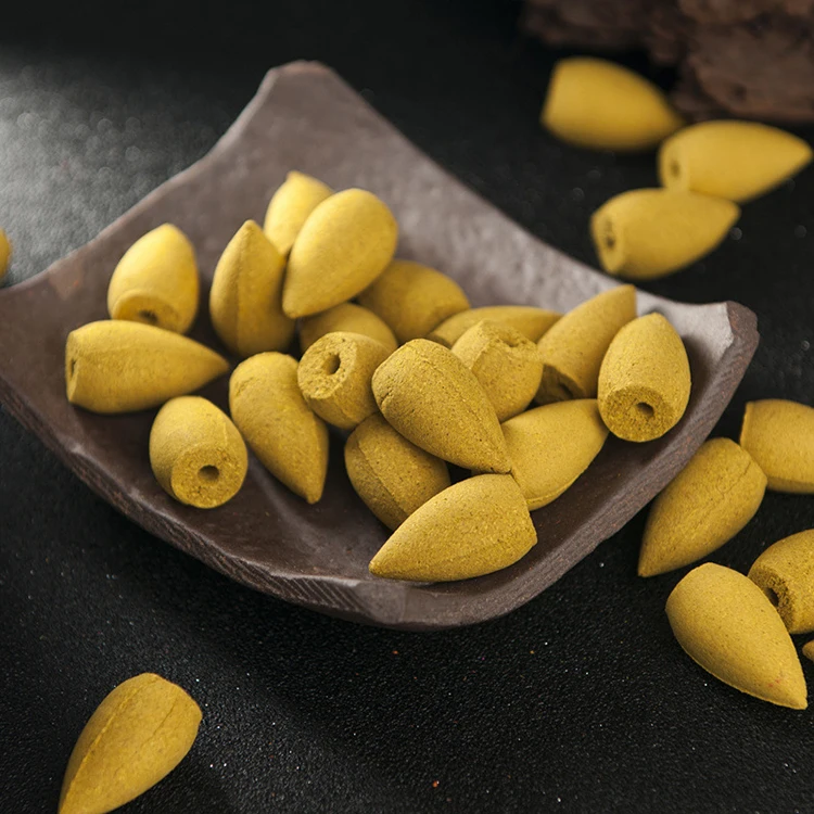 Бытовые натурального бамбука рефлюксный в форме башни с Бусины дыма конусов ароматный