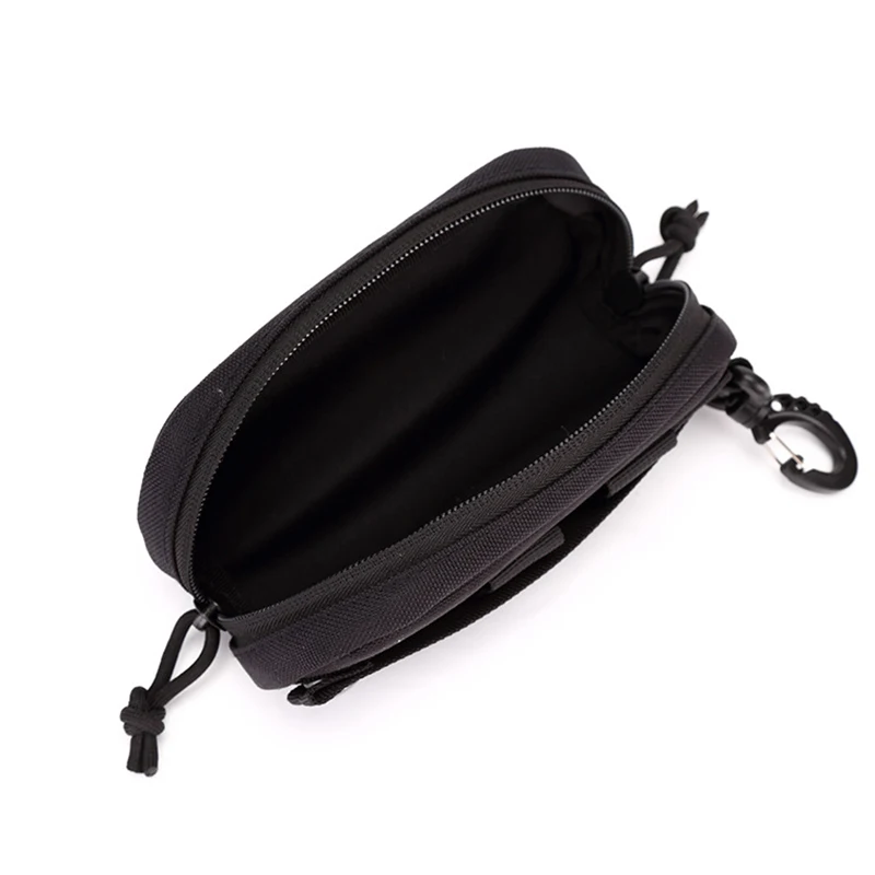 Custom outdoor tactical eyewear bag Camo MOLLE Pressure Resistant sunglasses case Oxford waterproof sunglasses bag