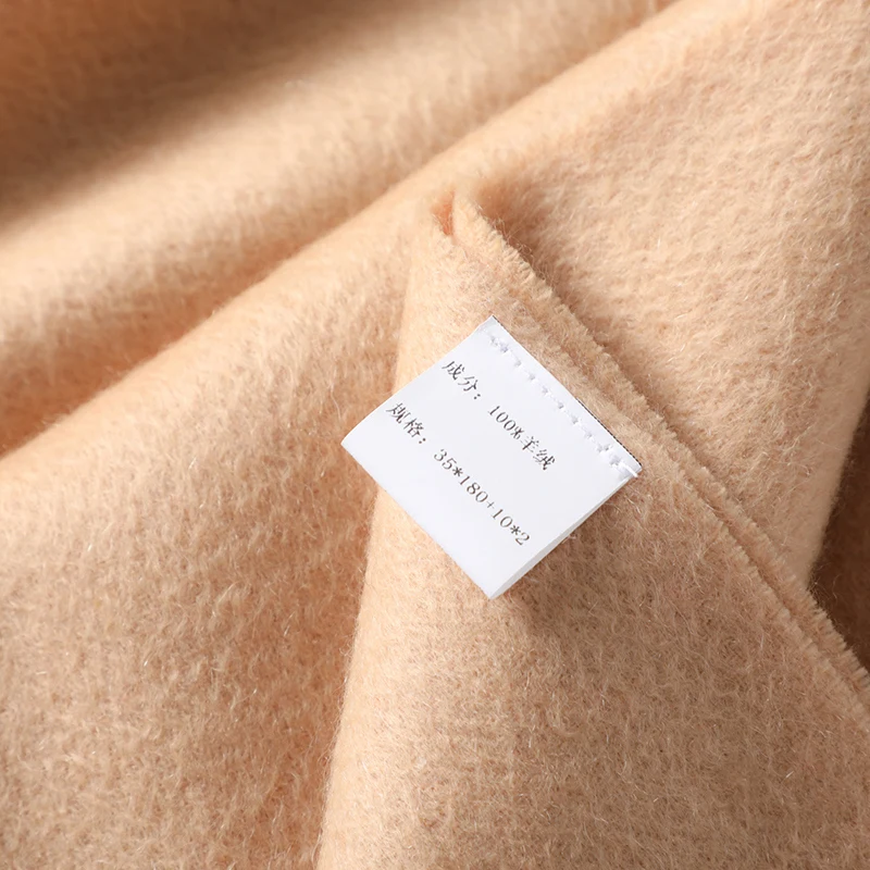 MENCA 200cm*35cm Wholesale 100% Cashmere Knit Scarves For Women Winter Keep Warm Long Pure Pashmina Scarf