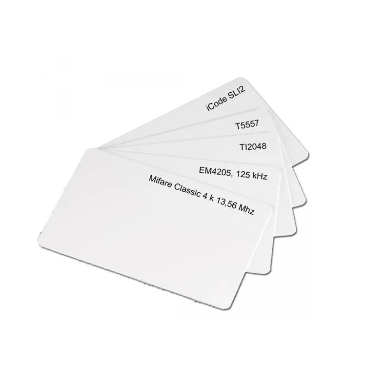Custom design of guangdong inkjet id card printing plastic glossy pvc id blank card sheet