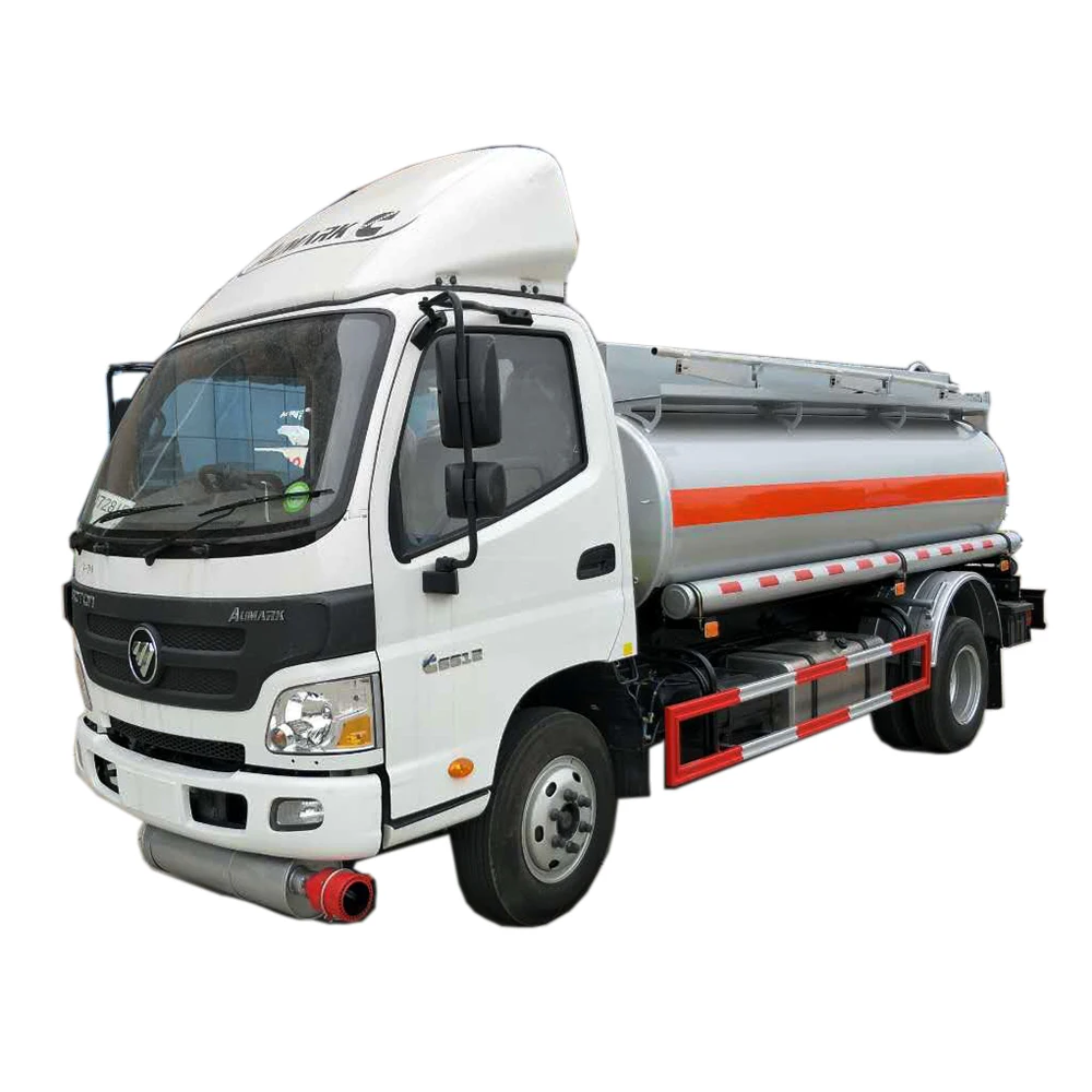 Foton 4000 Liters  Diesel / Petrol Refuel Vehicle  6 Wheels  LHD RHD  Mobile  Fuel Truck For Sale