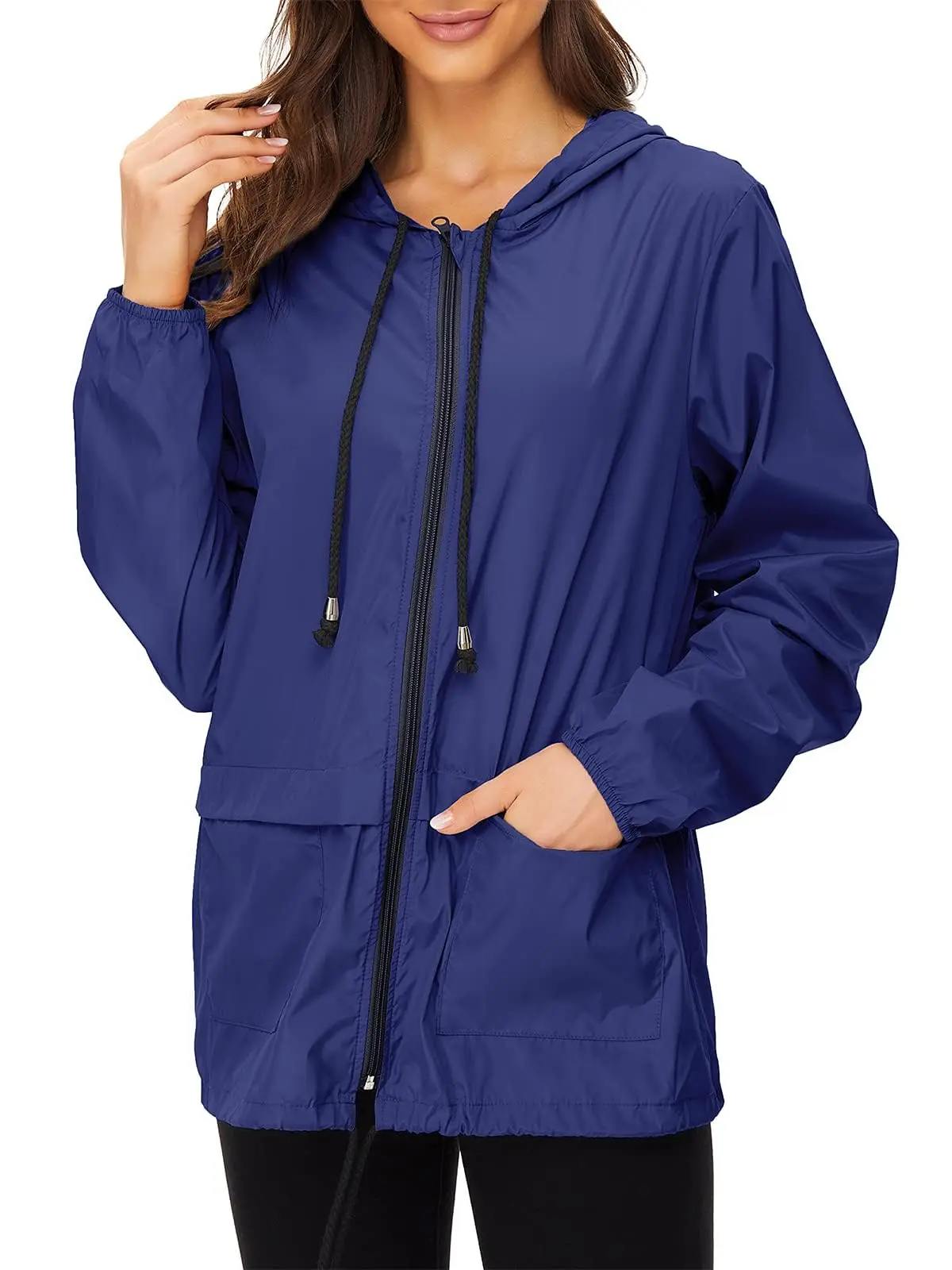 ODM OEM Waterproof Windbreaker Manufacturer Custom Women Clothing Trench Coat Windbreaker Jacket