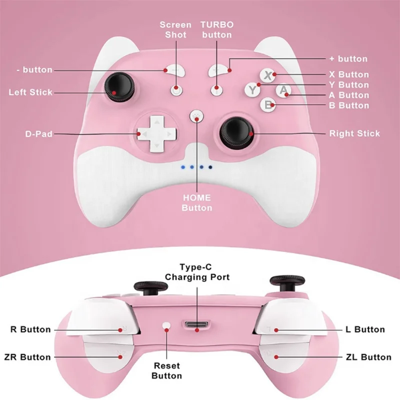 Joystick Wireless Game Controller Gaming Controller  For Nintendo Switch Pro for M11