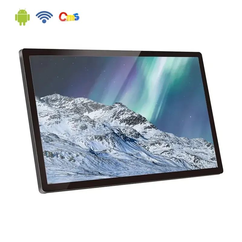 Китайский производитель цифровых вывесок 27 дюймов сенсорный экран Wi-Fi HD Android смарт-дисплей настенное крепление ЖК-экран Управление рекламой