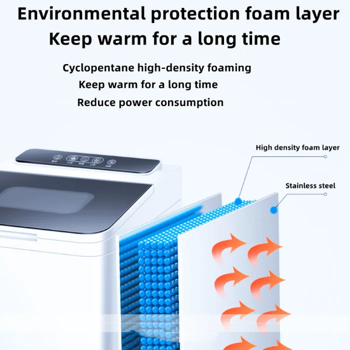 Портативная миниатюрная настольная машина для производства льда, 12 кг в день, льдогенератор для дома