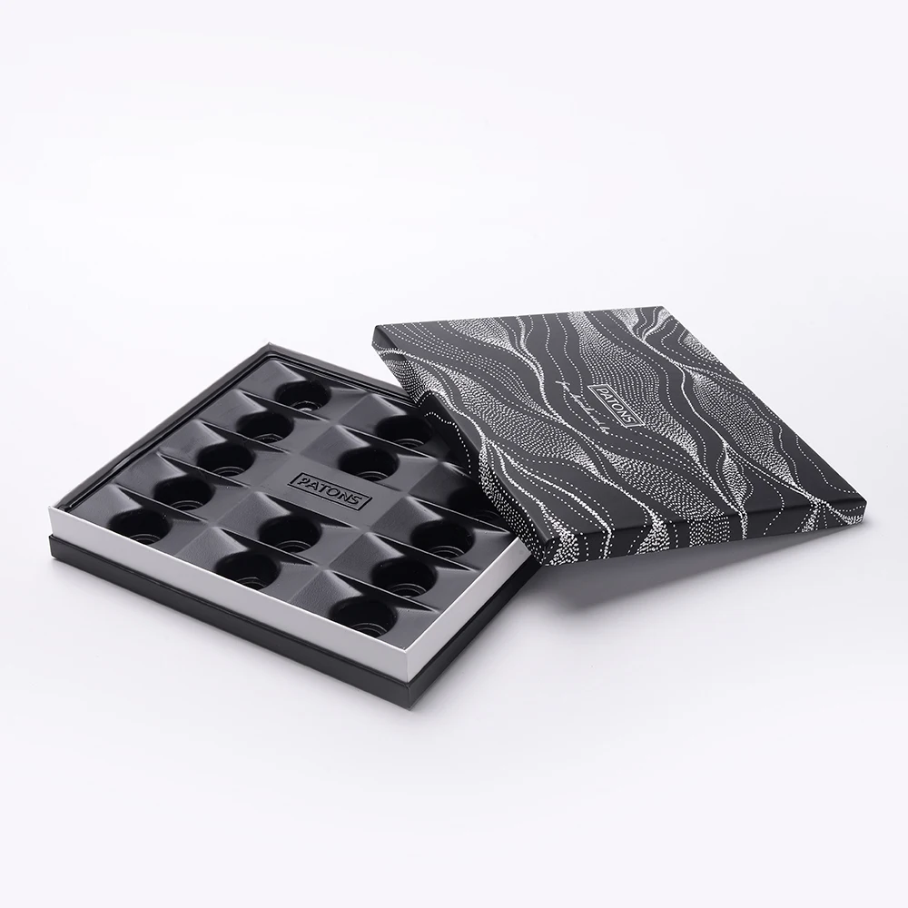
Luxury Empty Custom Logo Candy Chocolate Base and Lid Gift Packaging Boxes 