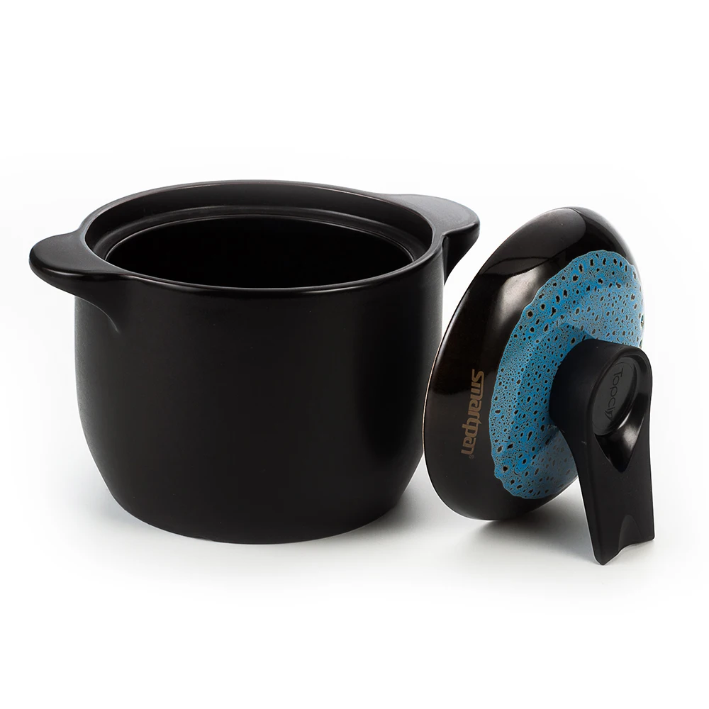 Factory Customized Logo Lid Clay Pot Baking  Food Warmer Casserole Pots