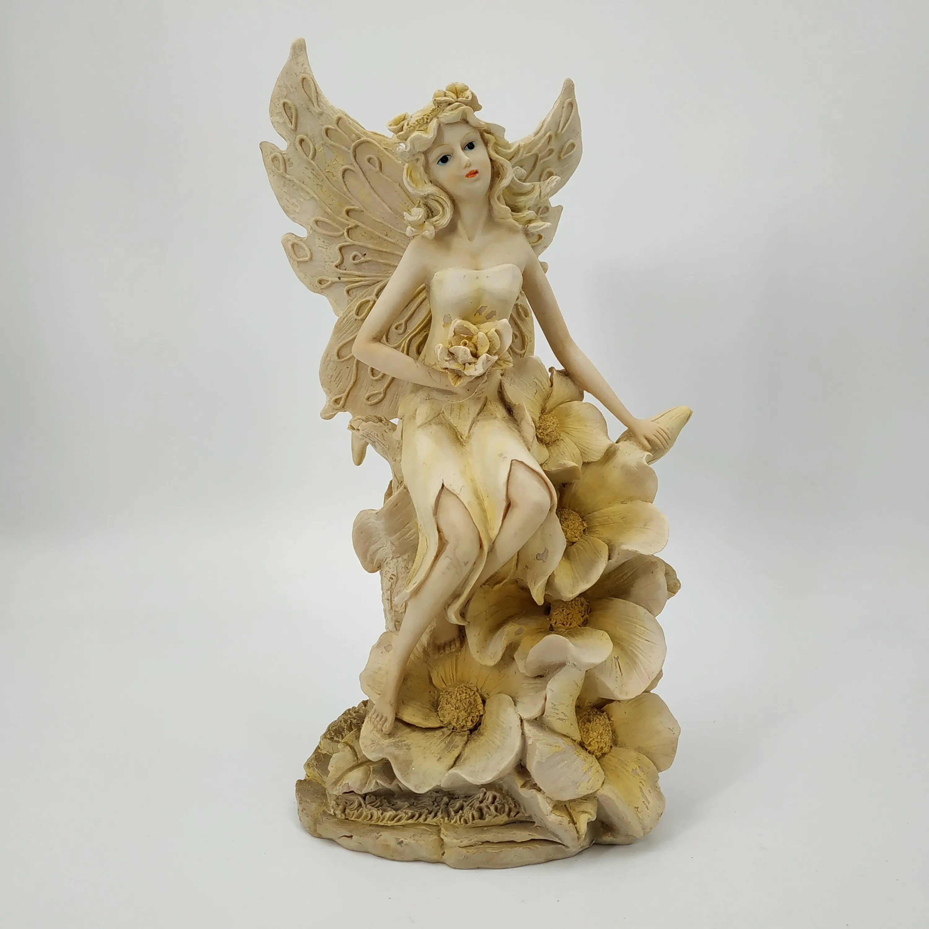 Customized Resin Crafts Fairy Figure 1/72 Polyresin for Home Decoration Dolls Europe SCULPTURE Folk Art 43*29*34 Cm * 6*6*10 Cm
