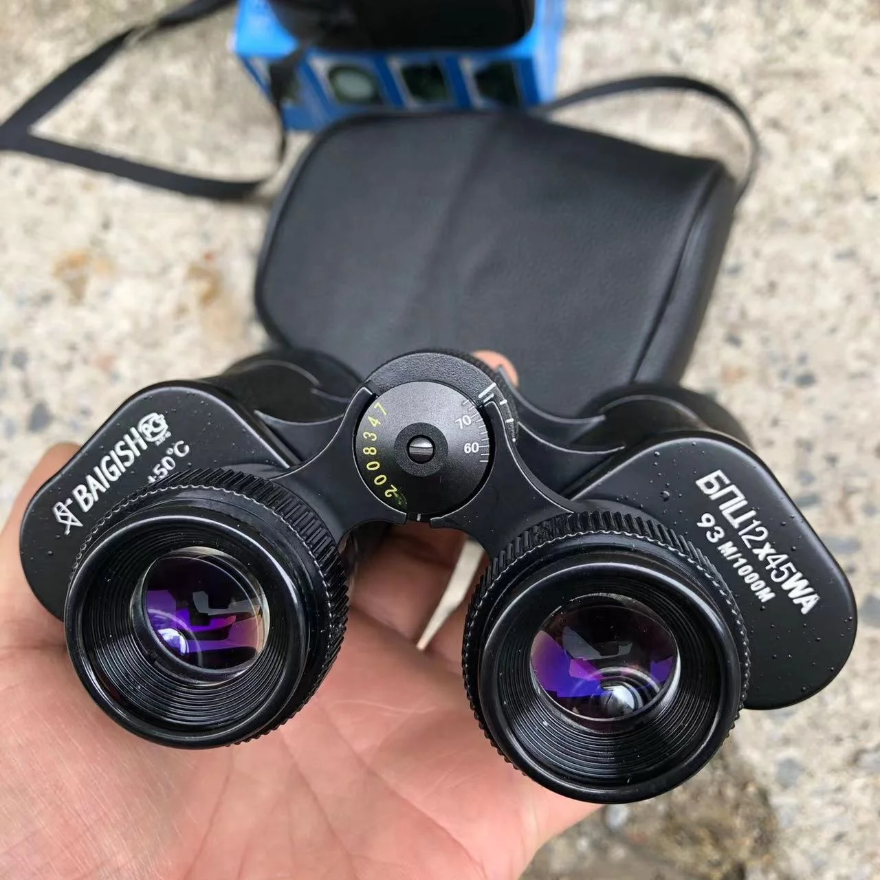 Russian binoculars Long range high definition power telescope Optical glass lens hunting sports telescope