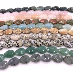 Factory Direct Sales women girls party wedding jewelry accessories parts wholesale tear drop rose quartz stones beads for diy