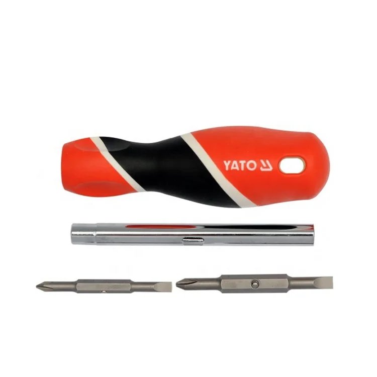 Yato Hot Sale Screw Driver Set Hand Tool Multi-Function Professional Portable Screwdriver
