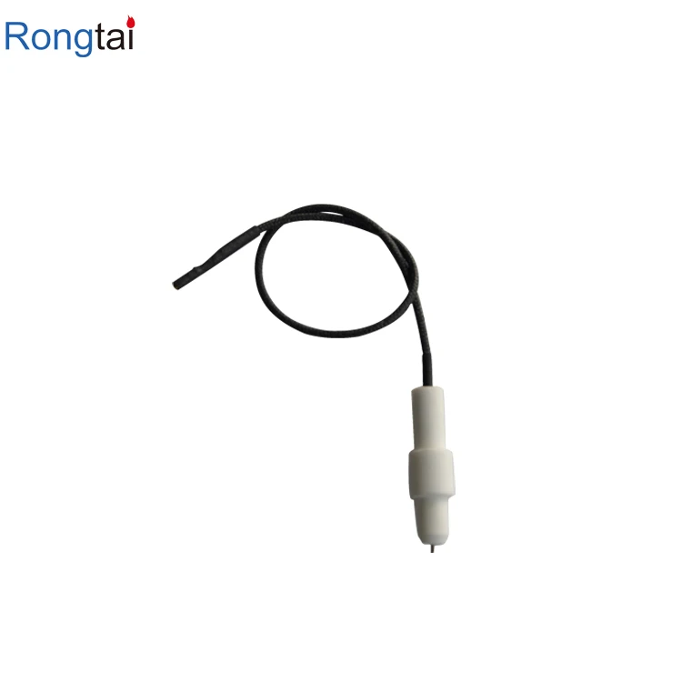 2Pc 38Inch Ignitor Wire & Ceramic Electrode Assembly,Ignition Electrode Can DIY Bending for Gas Ceramic Plug Ignition