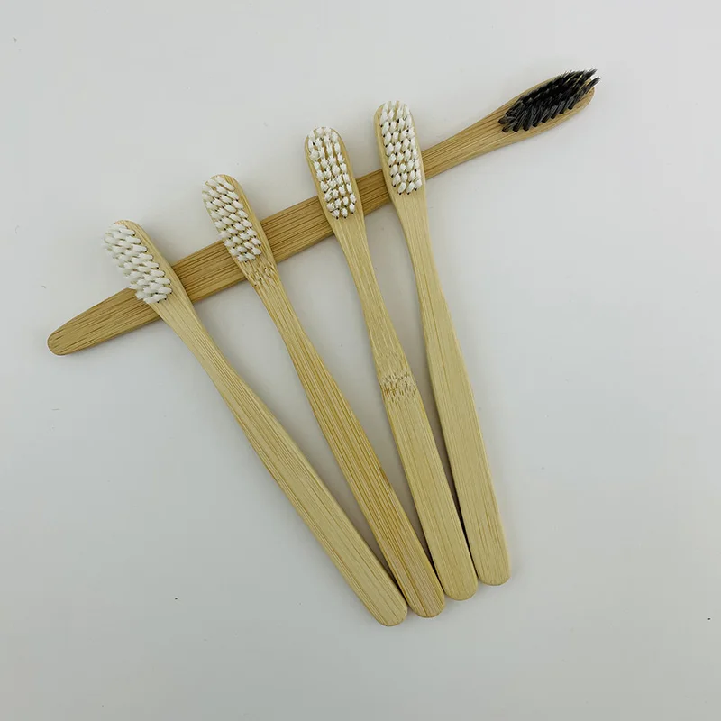 CoralClean Bamboo Airline Travel Toothbrush Mini Bamboo Toothbrush for Travel Kit