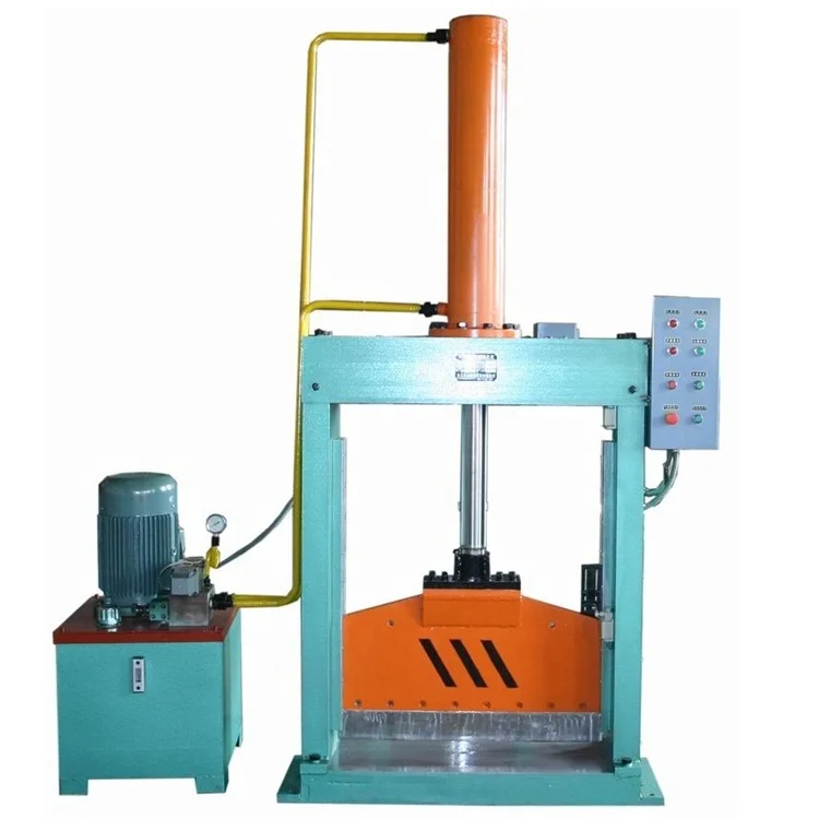 XQL-80 Automatic hydraulic natural rubber cutting machine,single knife natural rubber cutting machinery