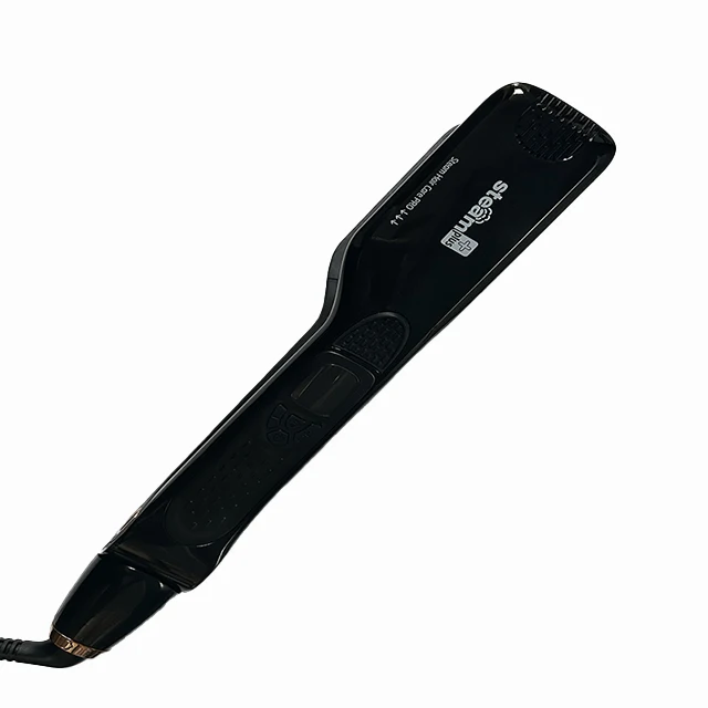 450F Professional Steam Spray Ceramic Tourmaline Smooth Hair Straightening Comb Flat Iron with LCD Display for All Hair Type LDY