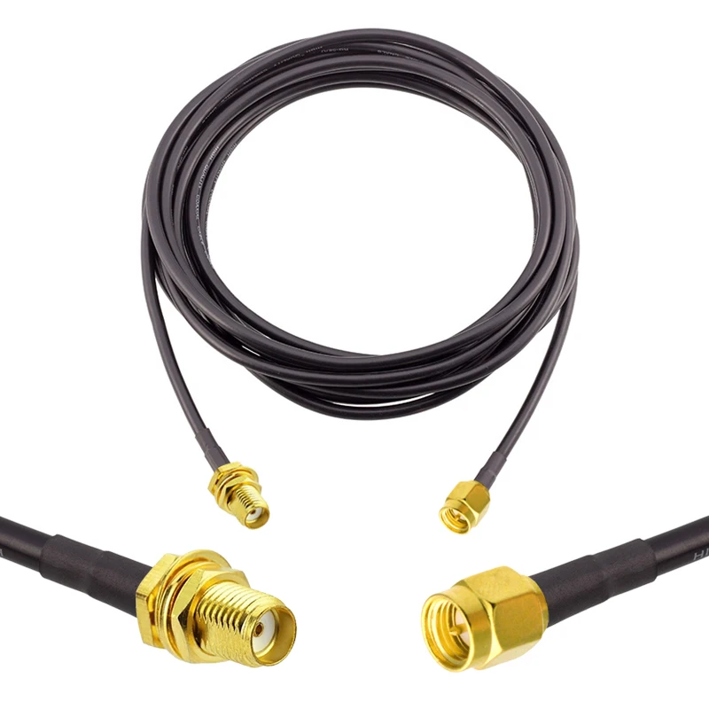 Rg58 Rf Cable With Connector sma male to sma female cable Rg316 Rg174 Rg58 Sma Cable