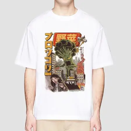 
Summer Hip Hop T Shirts Japanese Harajuku T-Shirt Men Noodle Ship Cartoon Streetwear Tshirts Short Sleeve Casual Top Cotton 