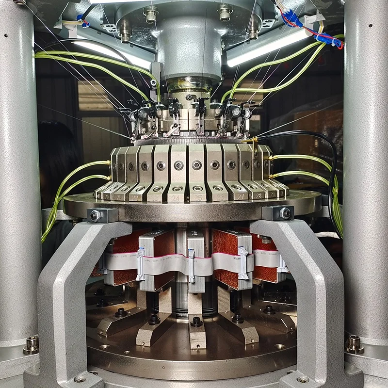 Electronic Double Jersey Full Jacquard Hair Band Knee Support Circular Knitting Machine