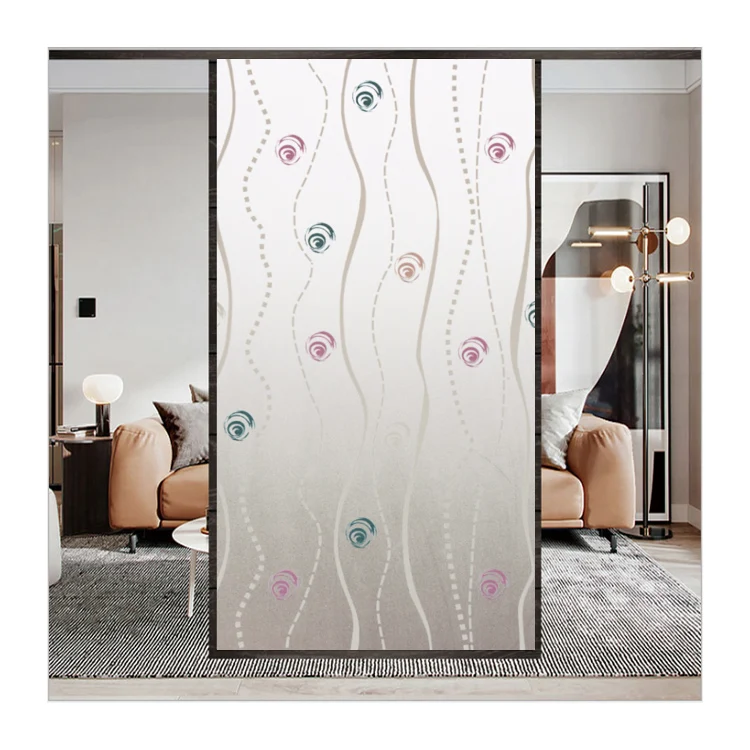 No Glue Static Window Film Wholesale Customized Logo Removable Privacy Protector Static Window Film