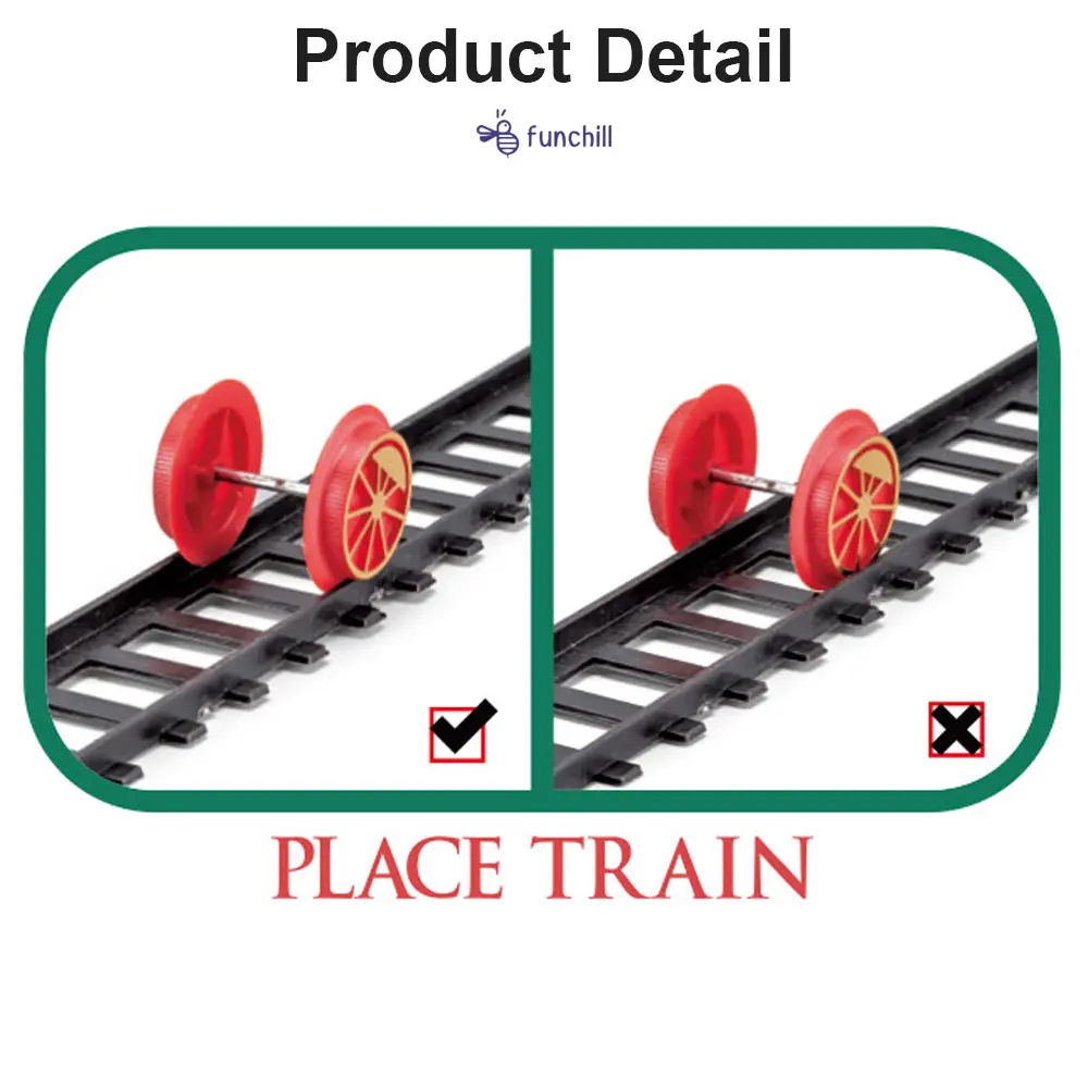 Vintage Assemble Race Electric Car Track Xmas Kids Railway Toys Christmas Train Set With Music Sound