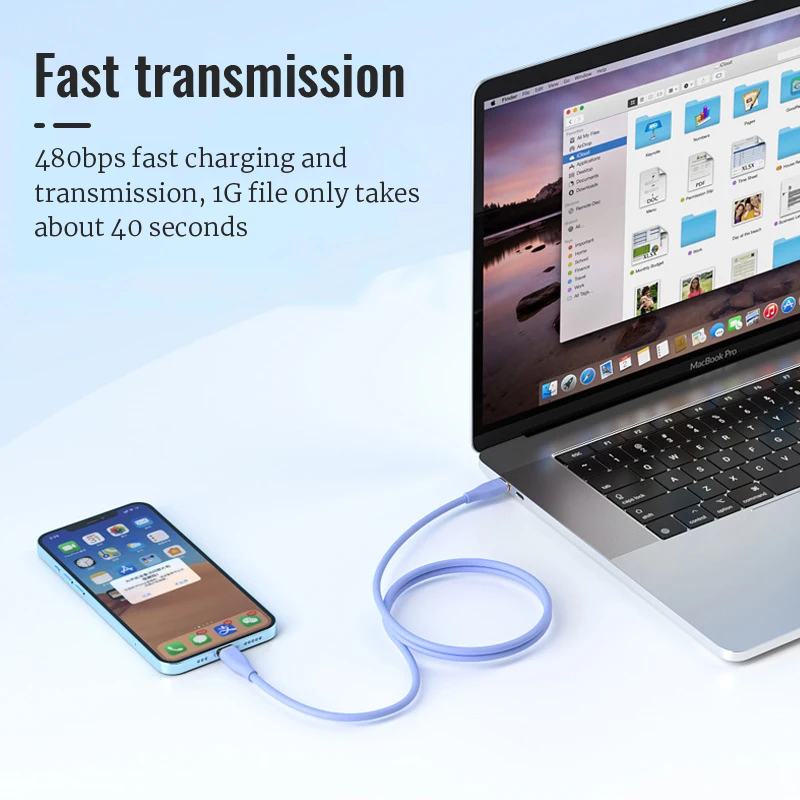 Low Cost Solid Color 27W Mobile Phone Cables Usb Fast Charging Data For Iphone 13 Series