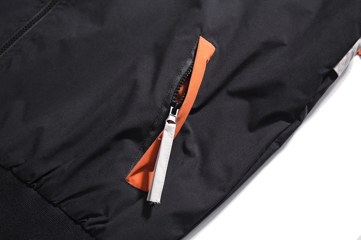 Ветровка мужская в стиле хип-хоп куртка пэчворк свободная зимняя верхняя одежда Харадзюку большие размеры 2022