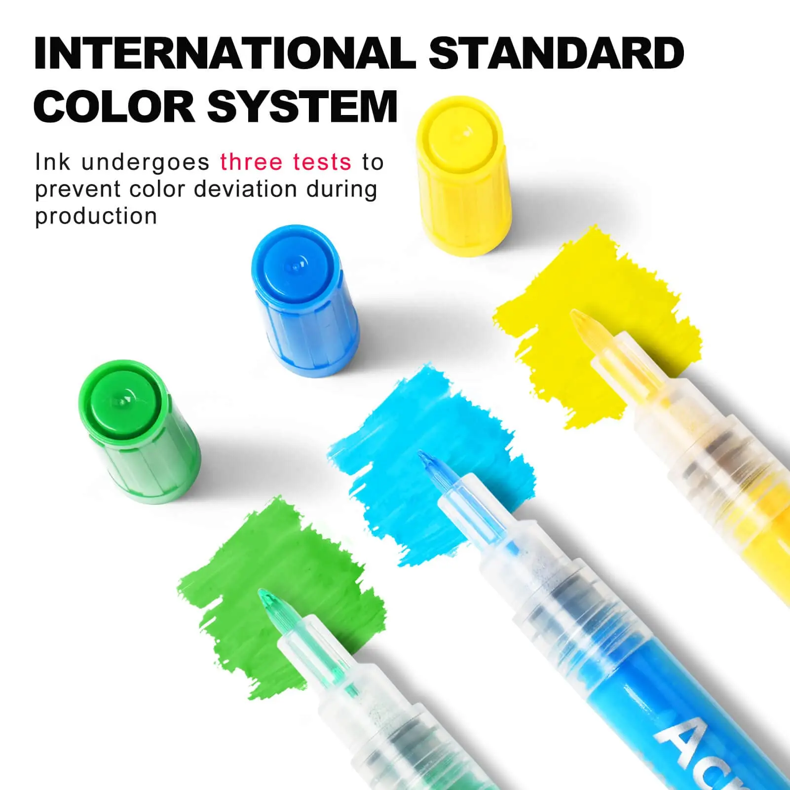 Colors Paint Art Marker Dual Tip Double Ended Permanent Waterproof Marker Set Fabric Markers