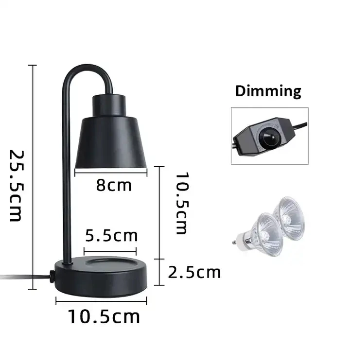 Wax Burner Melting Night Lamp Electric Aromatherapy Scented Table Lamp Tabletop Bedroom Decorative Candle Lamp Warmer