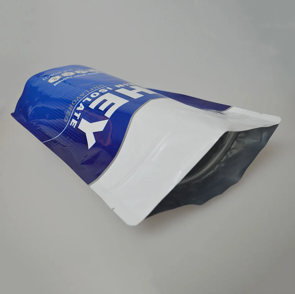 Top zip plastic bag/round bottom plastic bag/stand up pouch bag for meat,pork,beef,Protein powder
