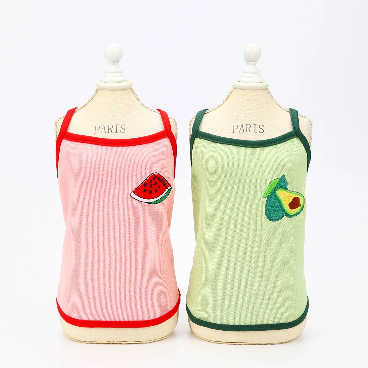 Dog Shirt Spring Summer Cotton Pet Printed Shirts Soft Breathable Puppy Sleeveless Vest Cute Dog Cotton Clothing Sweatshirt Vest