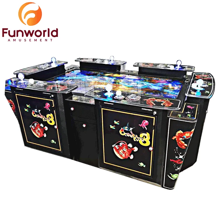 High Quality Fish Game Table 2 3 4 6 8 10 Player Skill Game Fish Table Fishing Machine
