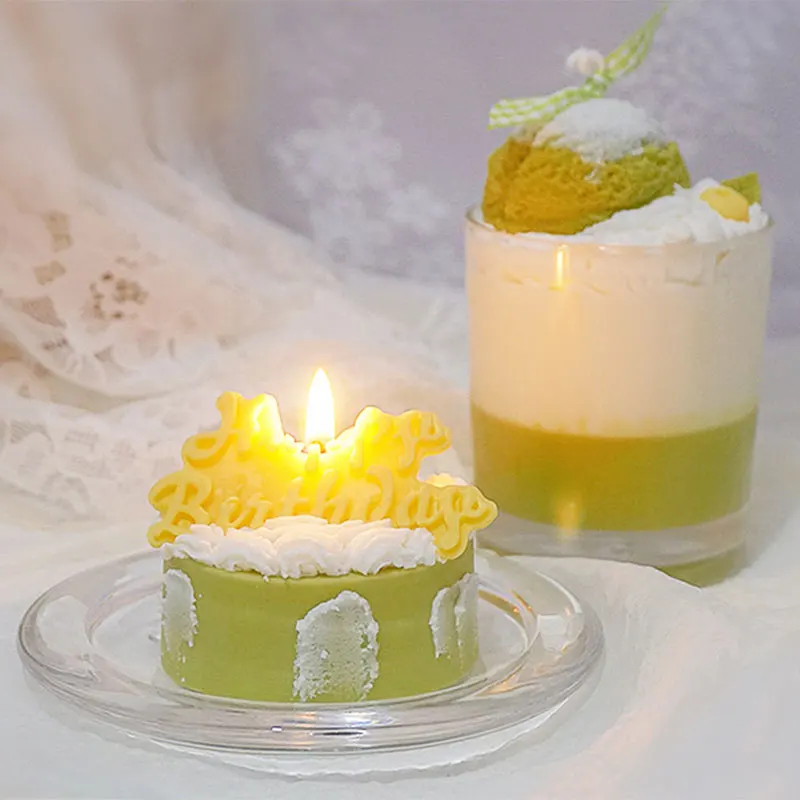 Exclusive Customized  Luxury Candle Jars Candle Containers For Candle Making Birthday Cake Gift