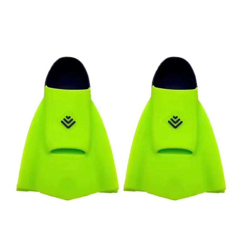 Befine high quality comfortable silicon full pocket heel short blade full size  training swim flippers swimming fins