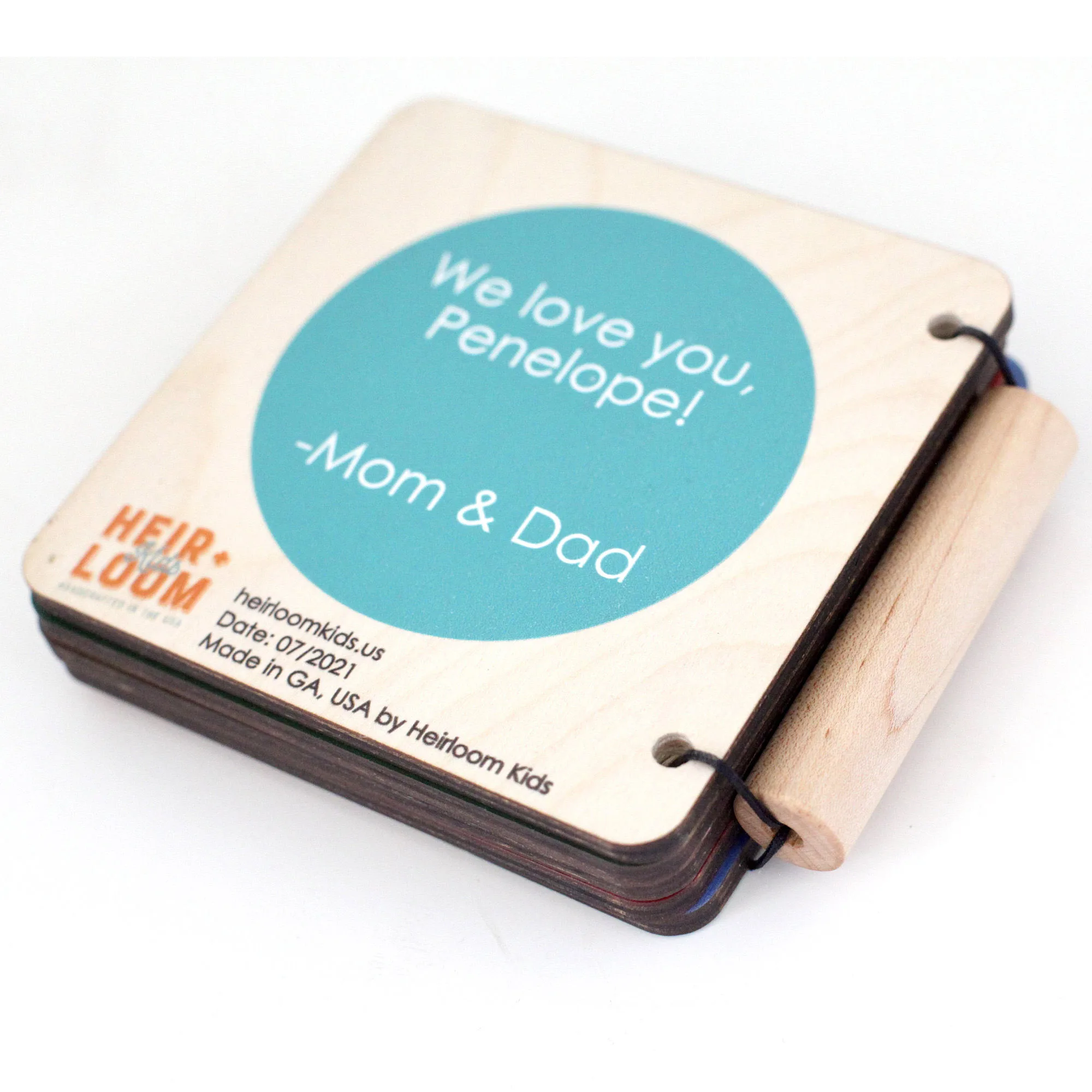 Custom Montessori Toddler Family Book Custom Photo Book